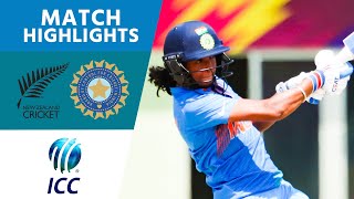 Harmanpreet Kaur Smashes 103  New Zealand v India  ICC Womens World T20 2018  Highlights [upl. by Atterrol]