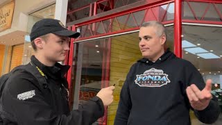 Joe Kriss Chats at The Fonda Speedway Car Show at the Viaport mall [upl. by Eynenihc]