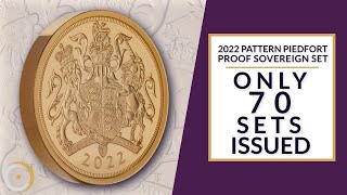 2022 Platinum Jubilee Gold Proof Piedfort Pattern Set [upl. by Nnaitsirhc]