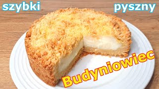 Ekspresowe kruche ciasto z budyniem do kawy 👌pyszny i szybki budyniowiec z kilku prostych produktów👍 [upl. by Nylloh]