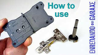 This HINGES JIG works perfect to Install Concealed Cup Hinges [upl. by Eiddam]