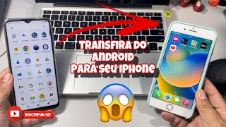 Como transferir dados do Android para o iPhone Tutorial rápido e fácil [upl. by Herald]