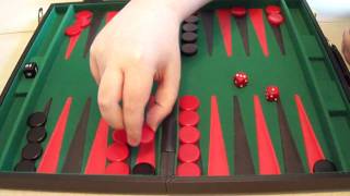 Backgammon for complete beginners Part 7  Hitting and reentering [upl. by Willabella]