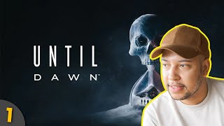 THE STORY BEGINS  Until Dawn  Part 1 Twitch Vod [upl. by Sibie]