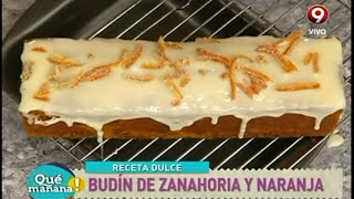 Budín de zanahoria y naranja [upl. by Namus487]