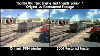 Thomas and Friends ORIGINAL VS RESTORED FOOTAGE [upl. by Wilie]