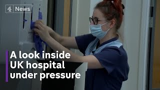 Inside UK hospital overstretched and under pressure [upl. by Tioneb694]