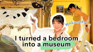 EXTREME bedroom makeover its a museum now  WITHWENDY [upl. by Acimat]