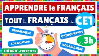 Apprendre TOUT le français du CE1 en 3 heures [upl. by Llarret]