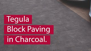 Tegula Block Paving in Charcoal [upl. by Edwine]