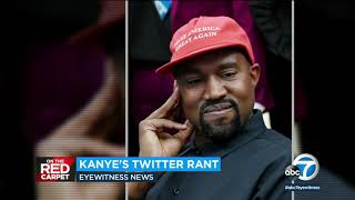 Kanye West tweet removed for violating Twitter rules [upl. by Adnorhs]