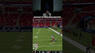 SHOULD THESE PASSES BE INTERCEPTIONS madden25 madden jonsey9 shorts maddenultimateteam [upl. by Shipp]