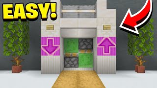 How to Build an Easy Working Elevator in Minecraft No Mods [upl. by Africah]