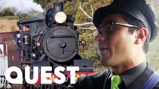 Crossing Australia On The Ghan  Mighty Trains [upl. by Enayr]