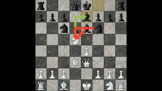 Center Game Accepted Paulsen Attack asmr chesss chessgames games chessproblems chess gaming [upl. by Lacombe]