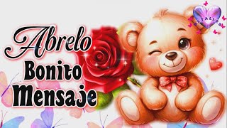 ABRELO 🌺ESCUCHALO 🌺Bonito mensaje para ti con bellas frases palabras mensajes que cambiaran tu vida [upl. by Nodnek]