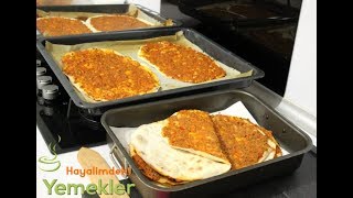 LAHMACUN Bu Tariften Şaşmayın Ev Yapımı Yumuşacık Lahmacun Tarifi Lahmacun Nasıl Yapılır [upl. by Nnylak]