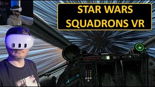 Star Wars Squadrons VR  So Much Fun  Meta Quest 3  PCVR [upl. by Rannug852]