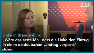 LTW Brandenburg Interview mit Janine Wissler DIE LINKE Bundesvorsitzende [upl. by Somar]