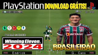 EFOOTBALL 2024 WINNING ELEVEN PS1 Atualizado Download we 2002 [upl. by Campman436]