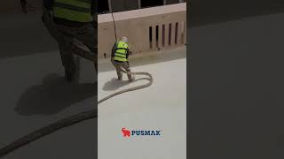 Roof Insulation with Pusmak Spray Machine 🔫 [upl. by Aneek]