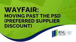 Wayfair Moving Past the PSD Preferred Supplier Discount [upl. by Niggem]