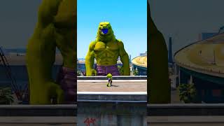 Hulk And Ironman Celebreating Diwali 🪔🪔gta5 short gta shortsfeed shortvideo [upl. by Seigler]