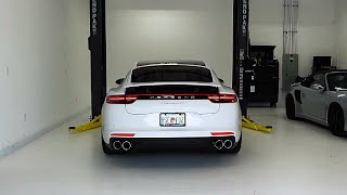 Porsche 971 Panamera S 29TT Upgraded Exhaust System [upl. by Kreda395]