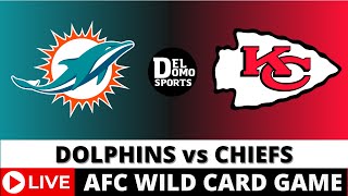 MIAMI DOLPHINS VS KANSAS CITY CHIEFS LIVE  NFL Game Score JAN 13 2024  AFC Wild Card Round [upl. by Hanson]