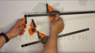 How to join Jorgensen EZ Hold Expandable Bar Clamps double the opening capacity [upl. by Zoarah]