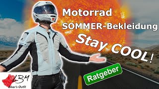 Motorradbekleidung Sommer im Test  leicht cool und trotzdem sicher [upl. by Nottus194]