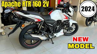 New 2024 Model TVS Apache RTR160 4V vs New 2024 TVS Apache RTR180 2V 👑  Best Value For Money Kon [upl. by Eustache524]