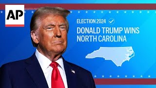 Trump wins North Carolina while votes are still being counted in other key states [upl. by Ulberto30]