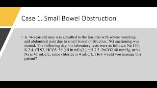 Metabolic Alkalosis Part 5 Case Studies in Metabolic Alkalosis [upl. by Seuqirdor]