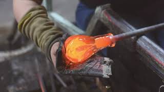 How We Make Glass Paperweights  The Art Of Glass Making  Bath Aqua Glass [upl. by Trill]