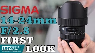 Sigma 1424mm f28 DG HSM Art Lens  Sigma Ultra Wide Angle Zoom Lens  First Look [upl. by Roee]