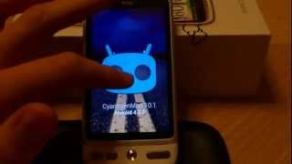 VJ CyanogenMod 101 Android 422 on HTC Desire [upl. by Aticnemrac]