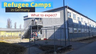 Refugee Camps in Germany  temporary shelters [upl. by Ihcehcu]