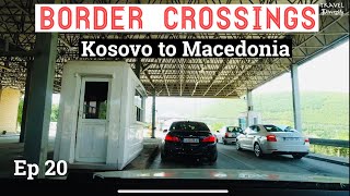 Driving from Pristina Kosovo to Skopje North Macedonia [upl. by Naujed72]