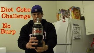 2 Liter Diet Coke Challenge No Burping [upl. by Kosiur]