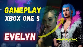 cyberpunk 2077 xbox one S encontrando evelyn para braindance no Bar [upl. by Aleemaj]