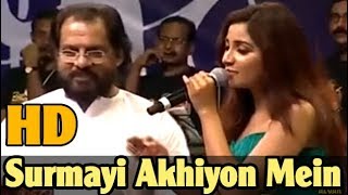 SHREYA GHOSHAL LIVE  Surmayi Akhiyon Mein Nanha Munha Ek Sapna  with Yesudas Live  HD [upl. by Olegnad220]