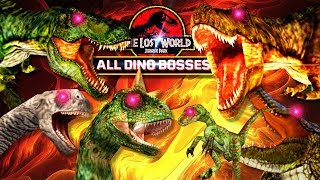 ALL DINO BOSSES The Lost World Jurassic Park ARCADE FULL GAMEPLAY WITH ENDING [upl. by Chery751]