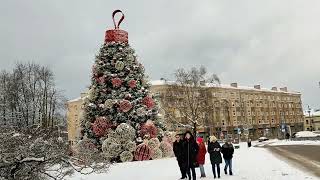 Лиепая  третий и самый западный город в Латвии Изменения в городе  Liepāja ziemā [upl. by Holcman]