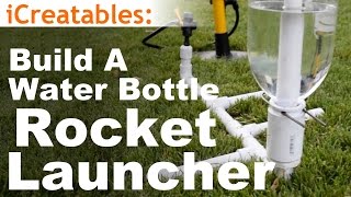 How To Build The Simplest Water Bottle Rocket Launcher [upl. by Yehudi]