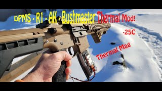 Crosman DPMS SBR R1 Bushmaster AK Magazine Mod  Thermal MAG [upl. by Anolla]