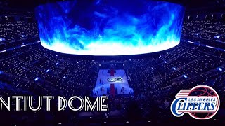 Intuit Dome and the giant screen subscribe NBA clippers clippersnation [upl. by Eladnek894]