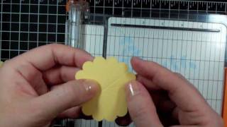 Pleated Flower Tutorial [upl. by Georgy]