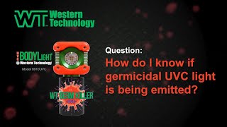 How do I know if germicidal UVC light is being emitted [upl. by Shannen]