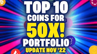 50x Your Crypto Portfolio by the NEXT Bull Run  Updated [upl. by Ecinom]